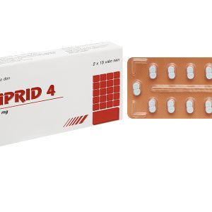 Diaprid 4 trị đái tháo đường tuýp 2 không phụ thuộc insulin (2 vỉ x 15 viên)