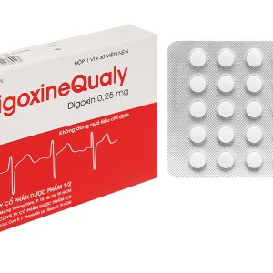 DigoxineQualy 0.25mg trị suy tim (1 vỉ x 30 viên)