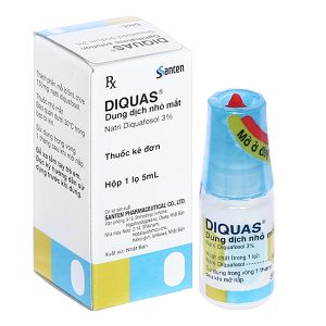 Dung dịch nhỏ mắt Diquas 3% trị khô mắt lọ 5ml