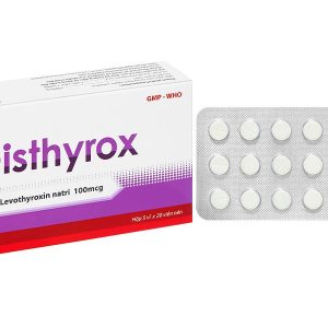 Disthyrox 100mcg điều trị các bệnh lý tuyến giáp (5 vỉ x 20 viên)