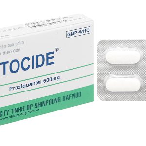 Distocide 600mg trị giun sán (1 vỉ x 4 viên)