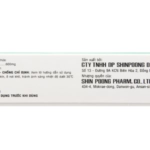 Distocide 600mg trị giun sán (1 vỉ x 4 viên)