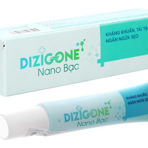 Kem Dizigone Nano Bạc kháng khuẩn, ngừa sẹo tuýp 25g
