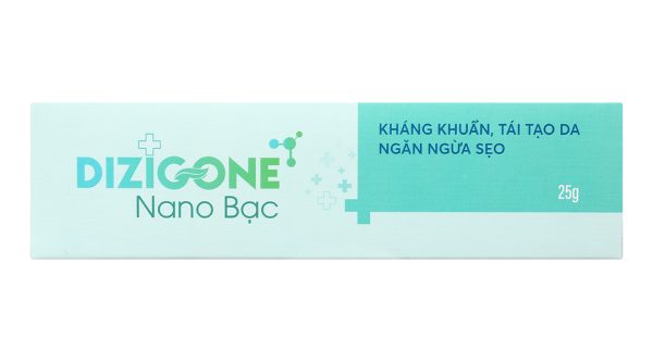 Kem Dizigone Nano Bạc kháng khuẩn, ngừa sẹo tuýp 25g