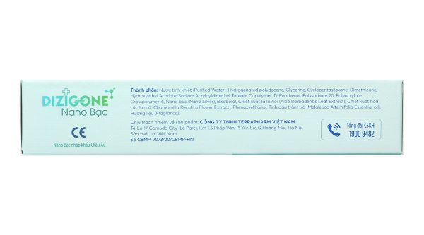 Kem Dizigone Nano Bạc kháng khuẩn, ngừa sẹo tuýp 25g