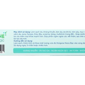 Kem Dizigone Nano Bạc kháng khuẩn, ngừa sẹo tuýp 25g