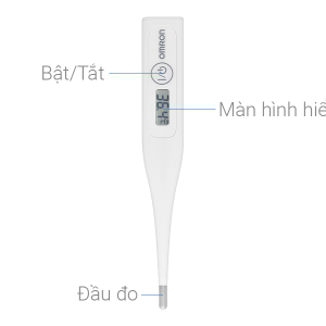 Nhiệt kế điện tử đo thân nhiệt Omron MC-246