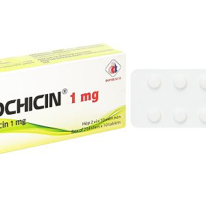 Dochicin 1mg phòng và trị gout (2 vỉ x 10 viên)