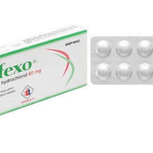 Dofexo 60mg trị viêm mũi dị ứng, mày đay (2 vỉ x 10 viên)