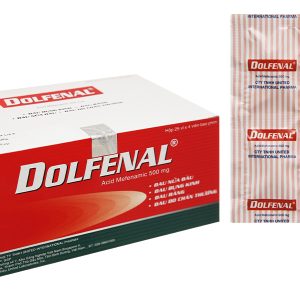 Dolfenal 500mg trị cơn đau nhẹ đến trung bình (25 vỉ x 4 viên)