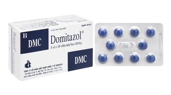 Domitazol hỗ trợ trị nhiễm trùng đường tiết niệu dưới không biến chứng (5 vỉ x 10 viên)