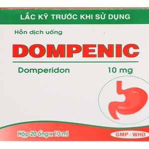 Hỗn dịch uống Dompenic 10mg trị triệu chứng nôn và buồn nôn (20 ống x 10ml)