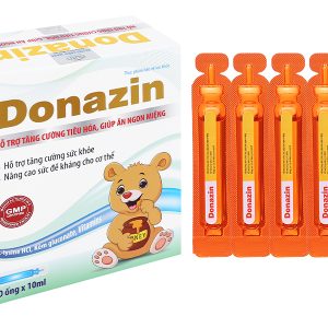 Dung dịch Donazin kích thích ăn ngon, tăng đề kháng hộp 20 ống x 10ml