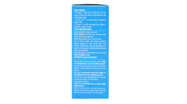 Dung dịch Donazin kích thích ăn ngon, tăng đề kháng hộp 20 ống x 10ml