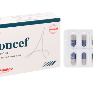 Doncef 500mg trị nhiễm khuẩn da, nhiễm khuẩn hô hấp (3 vỉ x 10 viên)