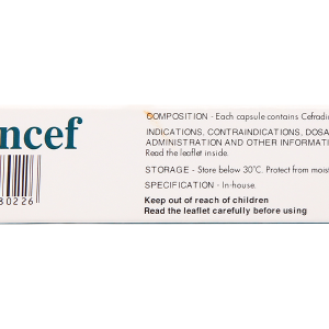 Doncef 500mg trị nhiễm khuẩn da, nhiễm khuẩn hô hấp (3 vỉ x 10 viên)