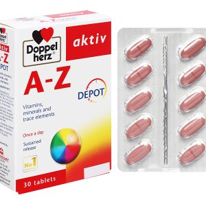 Doppelherz Aktiv A-Z Depot bổ sung vitamin và khoáng chất hộp 30 viên