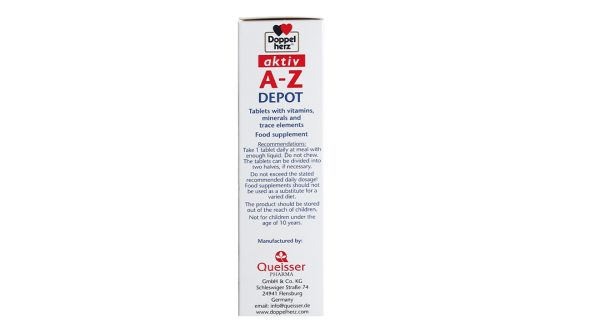 Doppelherz Aktiv A-Z Depot bổ sung vitamin và khoáng chất hộp 30 viên