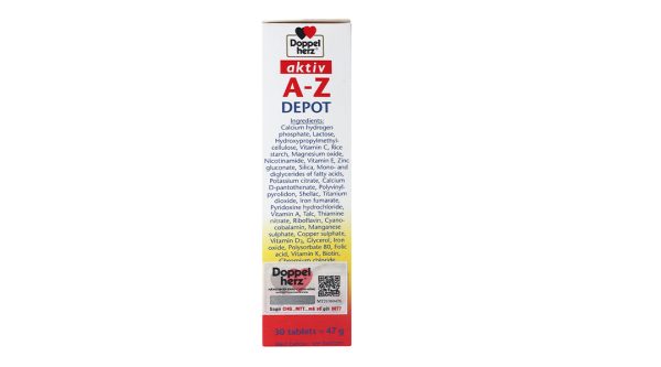Doppelherz Aktiv A-Z Depot bổ sung vitamin và khoáng chất hộp 30 viên