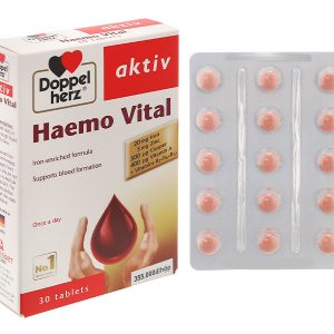 Doppelherz Aktiv Haemo Vital bổ sung sắt hộp 30 viên