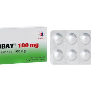 Dorobay 100mg trị đái tháo đường tuýp 2 (3 vỉ x 10 viên)