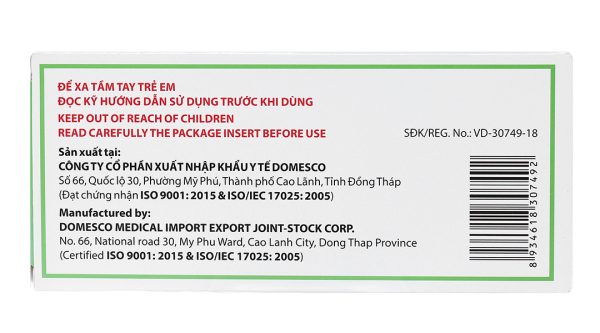 Dorobay 100mg trị đái tháo đường tuýp 2 (3 vỉ x 10 viên)