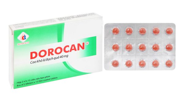 Dorocan 40mg trị rối loạn chú ý và trí nhớ ở người lớn tuổi (2 vỉ x 15 viên)