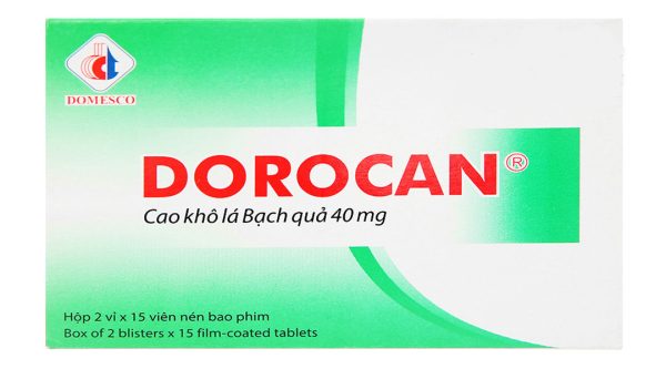 Dorocan 40mg trị rối loạn chú ý và trí nhớ ở người lớn tuổi (2 vỉ x 15 viên)
