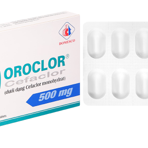 Doroclor 500mg điều trị nhiễm khuẩn (2 vỉ x 10 viên)