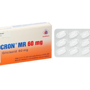 Dorocron MR 60mg trị đái tháo đường tuýp 2 không phụ thuộc insulin (2 vỉ x 15 viên)