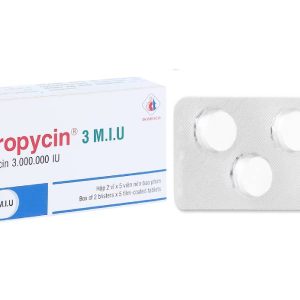 Doropycin 3 M.I.U trị nhiễm khuẩn đường hô hấp (2 vỉ x 5 viên)