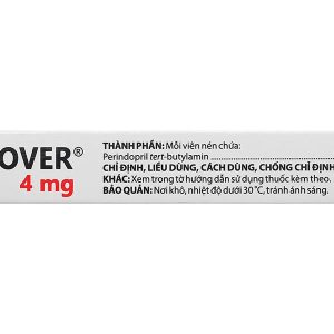 Dorover 4mg điều trị tăng huyết áp, suy tim sung huyết (1 vỉ x 30 viên)