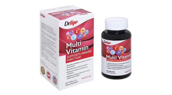 Drlife Multi Vitamin tăng cường đề kháng lọ 60 viên