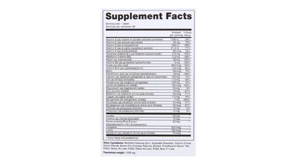 Drlife Multi Vitamin tăng cường đề kháng lọ 60 viên