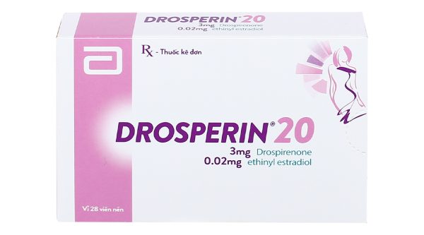 Drosperin 20 thuốc tránh thai hằng ngày (1 vỉ x 28 viên)