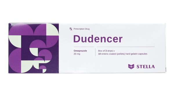 Dudencer 20mg trị trào ngược dạ dày, thực quản (3 vỉ x 10 viên)