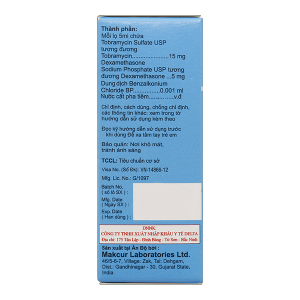 Dung dịch nhỏ mắt Eyedin DX trị viêm mắt kèm nhiễm khuẩn lọ 5ml