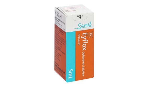 Dung dịch nhỏ mắt Eyflox ophthalmic solution trị nhiễm khuẩn mắt lọ 5ml
