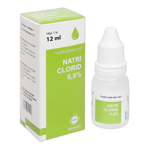 Dug dịch nhỏ mắt, mũi Natri Clorid Medipharco 0,9% vệ sinh mắt, mũi lọ 12ml