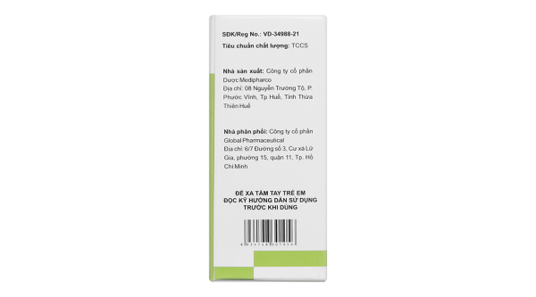 Dug dịch nhỏ mắt, mũi Natri Clorid Medipharco 0,9% vệ sinh mắt, mũi lọ 12ml