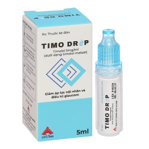 Dung dịch nhỏ mắt Timo Drop 5mg/ml giảm áp lực nội nhãn, trị glaucom chai 5ml