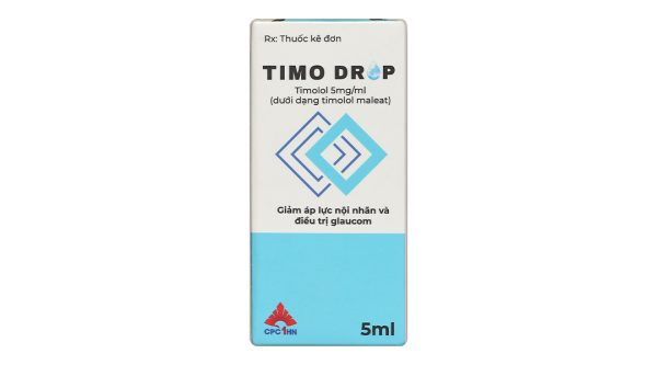 Dung dịch nhỏ mắt Timo Drop 5mg/ml giảm áp lực nội nhãn, trị glaucom chai 5ml