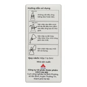 Dung dịch nhỏ mắt Timo Drop 5mg/ml giảm áp lực nội nhãn, trị glaucom chai 5ml