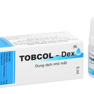 Dung dịch nhỏ mắt Tobcol-Dex điều trị viêm mi mắt, viêm kết mạc chai 5ml