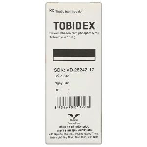 Dung dịch nhỏ mắt Tobidex điều trị viêm mắt chai 5ml