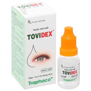 Dung dịch nhỏ mắt Tovidex điều trị những trường hợp mắt bị viêm chai 6ml