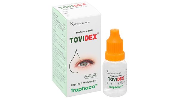 Dung dịch nhỏ mắt Tovidex điều trị những trường hợp mắt bị viêm chai 6ml