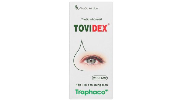 Dung dịch nhỏ mắt Tovidex điều trị những trường hợp mắt bị viêm chai 6ml