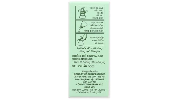 Dung dịch nhỏ mắt Tovidex điều trị những trường hợp mắt bị viêm chai 6ml