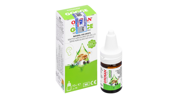 Dung dịch nhỏ tai Otosan giúp kháng khuẩn, chống viêm nhiễm trùng tai chai 10ml